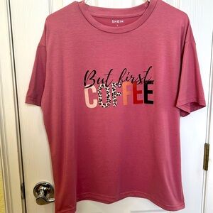 NWOT, never worn. SHEIN size large. Stretchy cotton. Size Large.